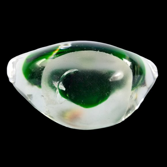 Murano Hand-Blown Double-Sided Fish Aquarium Italian Art Glass Paperweight. - Picture 9 of 15